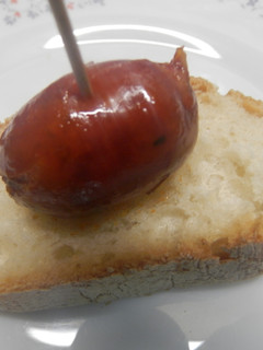 Una foto de Pintxo de chorizos al vino