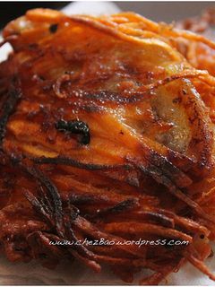 Hình của món Bánh chuối khoai rán.