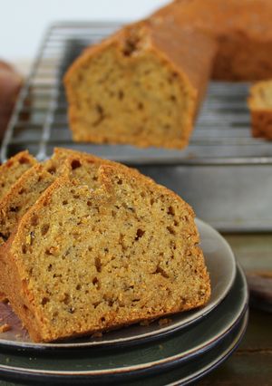 Hình của món Banana Pumpkin Bread.