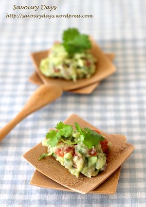 Hình của món Salad quả bơ Mexico (Guacamole ).