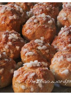 Hình của món Su-két (Chouquettes) .