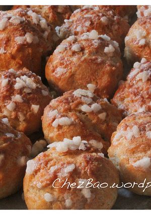 Hình của món Su-két (Chouquettes) .