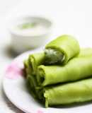 Bánh crepe nhân dừa Malaysia