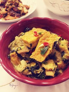 Hình của món Ốc kho chuối đậu.