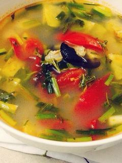 Hình của món Canh ngao chua.