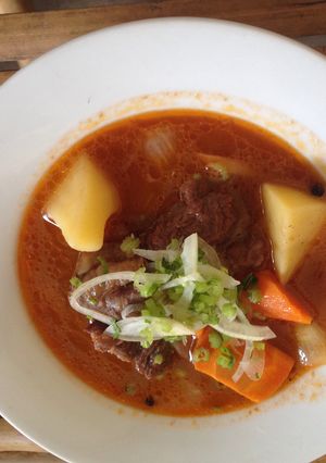 Hình của món Bò kho ( kiểu âu).
