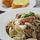 クリームソースパスタ