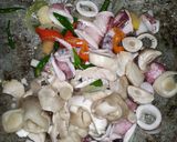 Foto langkah ke 3 dari resep Cumi Jamur.