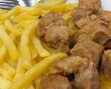 Foto del paso 8 de la receta: Carne de cerdo en salsa de champiñones 🍄🐷🍄