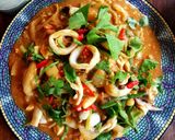 รูปขั้นตอนการทำที่ 8 ของ ปลาหมึกผัดไข่เค็ม