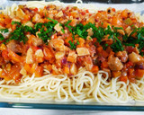 Foto del paso 4 de la receta: Espaguetis con salsa especial