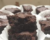 Foto langkah ke 8 dari resep Brownies Panggang Ketan Hitam.