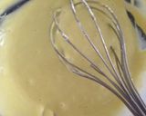 A picture of step 3 of Sponge cake with pandan coconut pastry cream (Fuji mountain sponge cake).