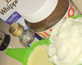 A picture of step 1 of Nutella ice cream.