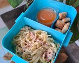 Foto langkah ke 5 dari resep Spaghetti Carbonara.