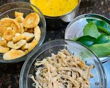 A picture of step 1 of Kaddi badi besar (bamboo shoots & sun dried lentil dumplings in mustard gravy).