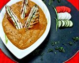 A picture of step 4 of Tricolour Grilled Paneer.