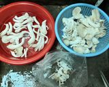 Hình bước làm 1 của món Nấm bào ngư kho