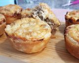 Foto del paso 10 de la receta Pastelitos de champiñones con jamón serrano