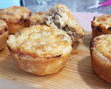 Foto del paso 10 de la receta: Pastelitos de champiñones con jamón serrano