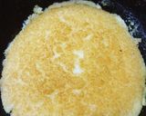 A picture of step 2 of Minapa rotti Andhra dish.