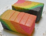 Foto langkah ke 10 dari resep Rainbow Ogura Cake.