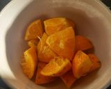 Foto del paso 1 de la receta: Torta de mandarina licuada