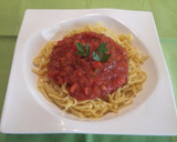 Foto del paso 5 de la receta: Espaguetis a la jardinera
