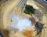 A picture of step 6 of Methi Gota.