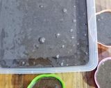Foto langkah ke 4 dari resep Brownies Kukus Ketan Hitam.