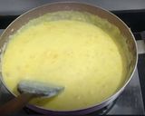 A picture of step 5 of Mango kheer /Firni for fast or vrat.