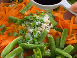 Spicy Honey Lemon Lettuce Salad