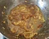 A picture of step 5 of Karlyachi bhaji(bitter gourd curry).