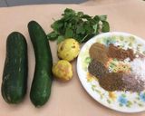 A picture of step 1 of Masala cucumber lemonade.