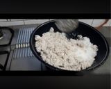 A picture of step 2 of Coconut Barfi.