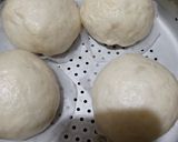 Foto langkah ke 8 dari resep Bakpao Isi Ayam Kecap (burger bakpao).