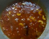 A picture of step 6 of Tomato chutney with dates and mango pulp candy.
