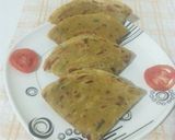 A picture of step 8 of Butternut layered chapati#5orlessingredientsrecipecontest#.