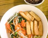 Hình bước làm 3 của món Bún gạo xào chay