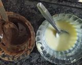 A picture of step 1 of Golgappa dessert with paan shots.