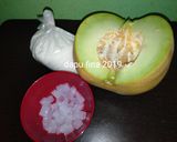 Foto langkah ke 1 dari resep Es buah melon nata de coco.