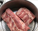 รูปขั้นตอนการทำที่ 1 ของ ซี่โครงหมูบาบีคิวกับมันฝรั่ง