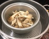 Hình bước làm 1 của món Nấm bào ngư hấp sả chanh
