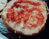 A picture of step 5 of Shami kabab Burger.