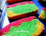 Foto langkah ke 4 dari resep Bolu kukus pelangi.