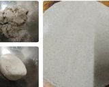 A picture of step 2 of Bajre ki roti.