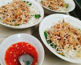 Hình bước làm 2 của món Bánh tằm bì