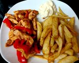 A picture of step 6 of My Chicken with Salt, Pepper Seasoning with Chilli 🥰.