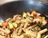 Une image de l'étape 3 de Pâtes, Pesto, Légumes.