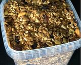 Hình bước làm 5 của món Granola Eatclean ✨